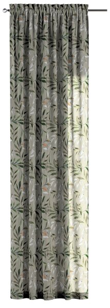 Slot and frill curtain