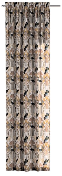 Slot and frill curtain