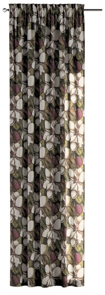 Slot and frill curtain