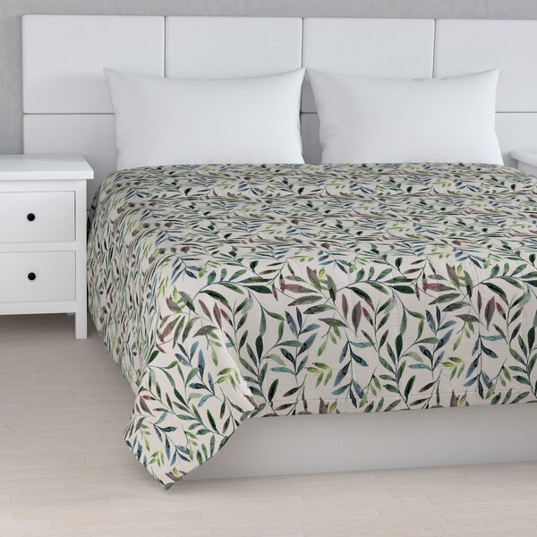 Stripe quilted throw