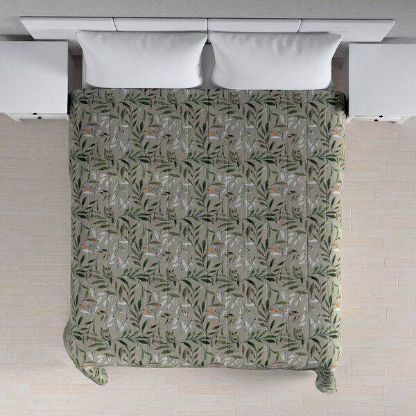 Stripe quilted throw