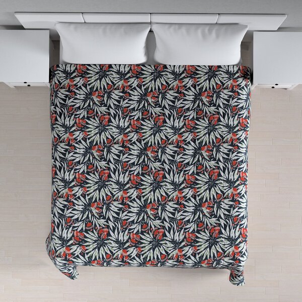 Stripe quilted throw