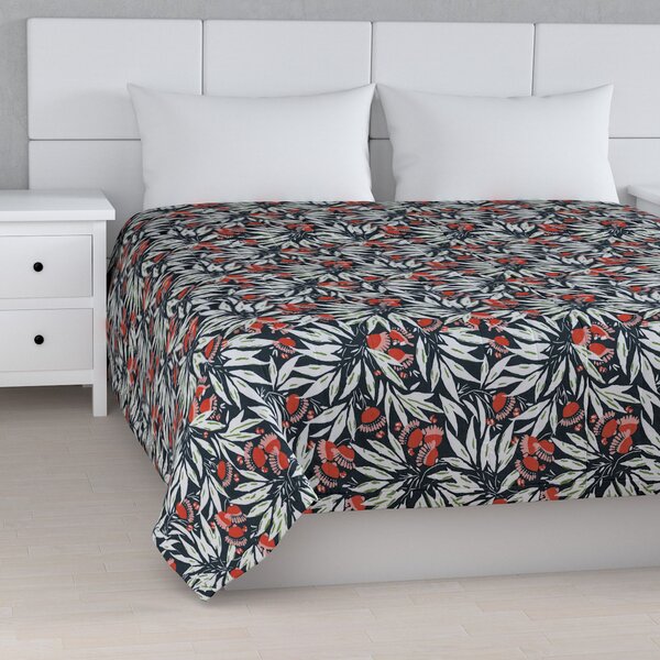 Stripe quilted throw