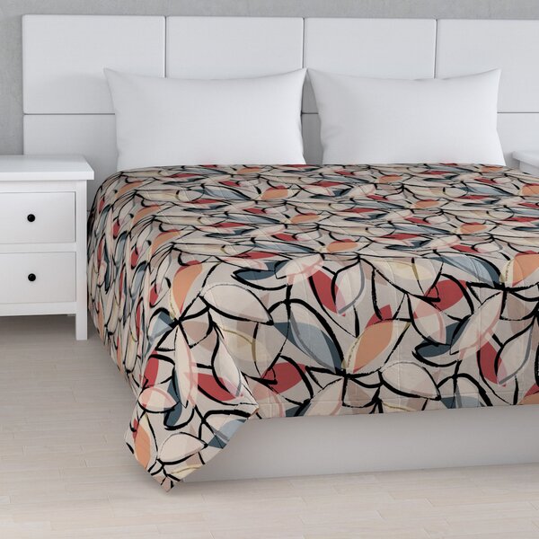 Stripe quilted throw