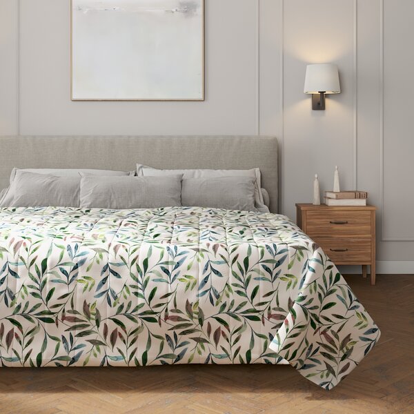 Stripe quilted throw