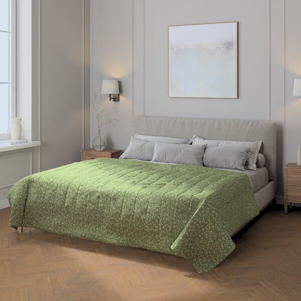 Stripe quilted throw