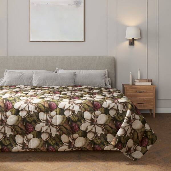 Stripe quilted throw