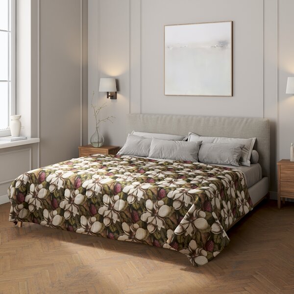 Stripe quilted throw
