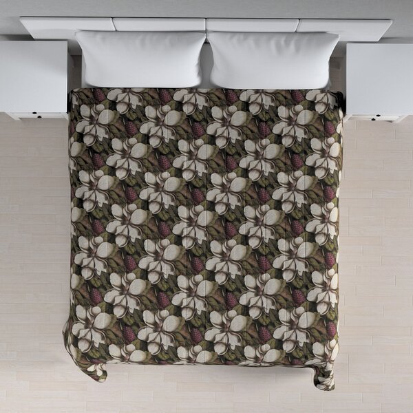 Stripe quilted throw