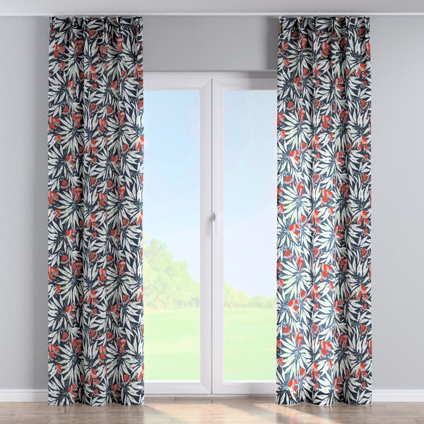 Double pinch pleat curtain