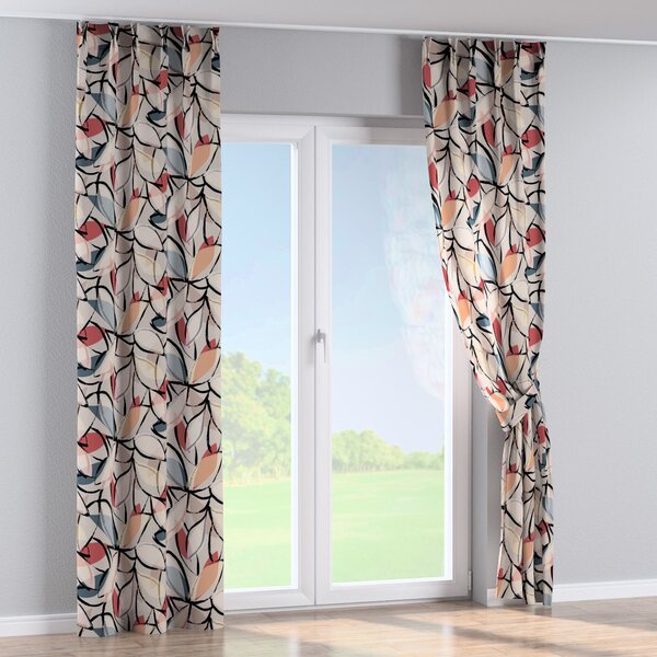 Double pinch pleat curtain