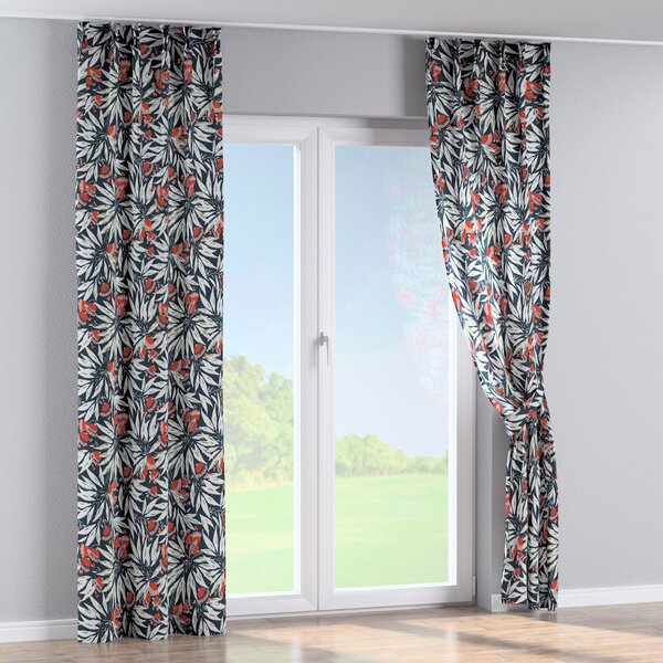 Double pinch pleat curtain