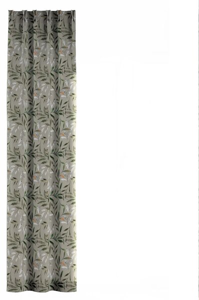 Double pinch pleat curtain