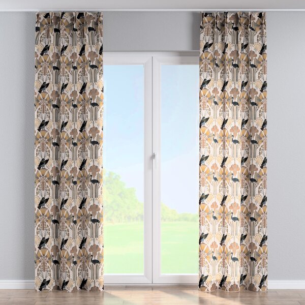 Double pinch pleat curtain