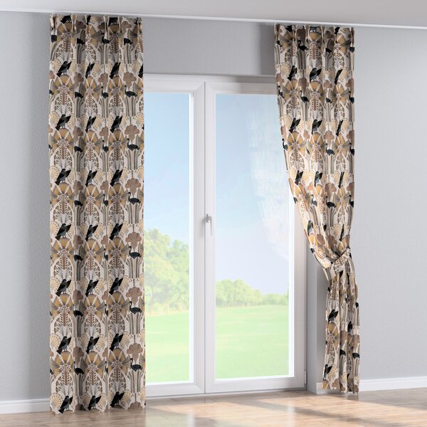 Double pinch pleat curtain
