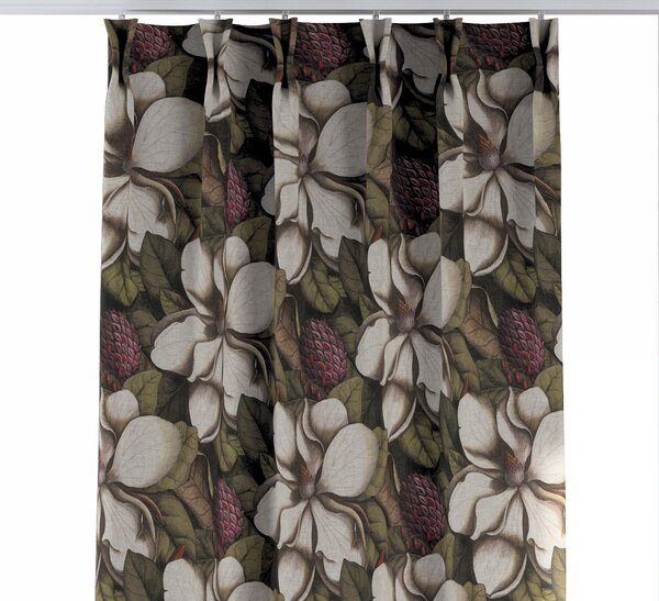 Double pinch pleat curtain
