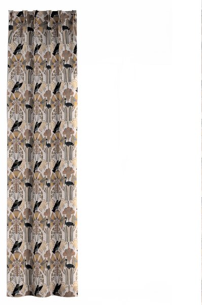 Double pinch pleat curtain