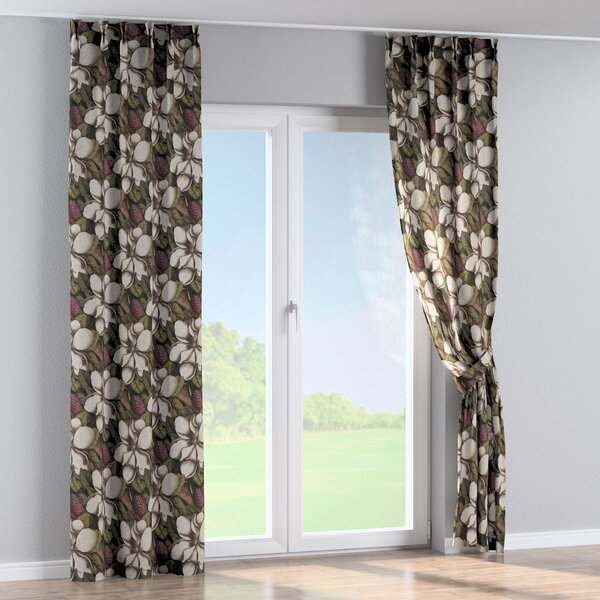 Double pinch pleat curtain