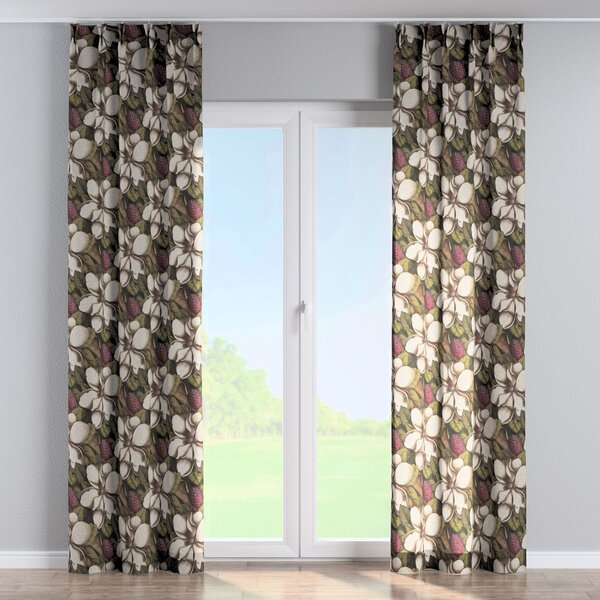 Double pinch pleat curtain