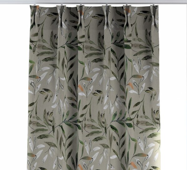 Double pinch pleat curtain