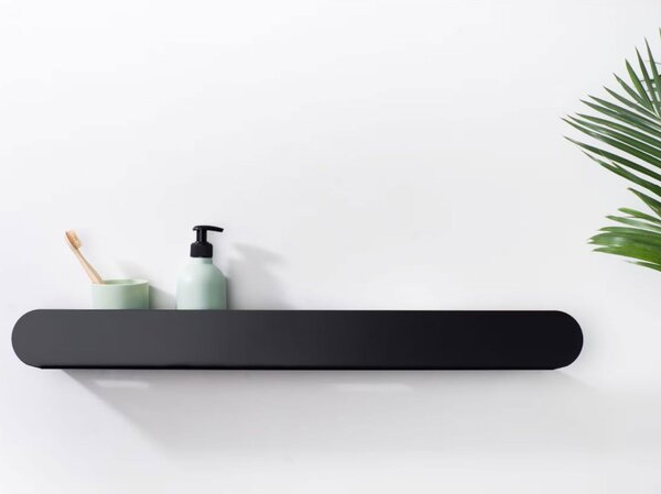 Bathroom shelf SF01 45cm black matt