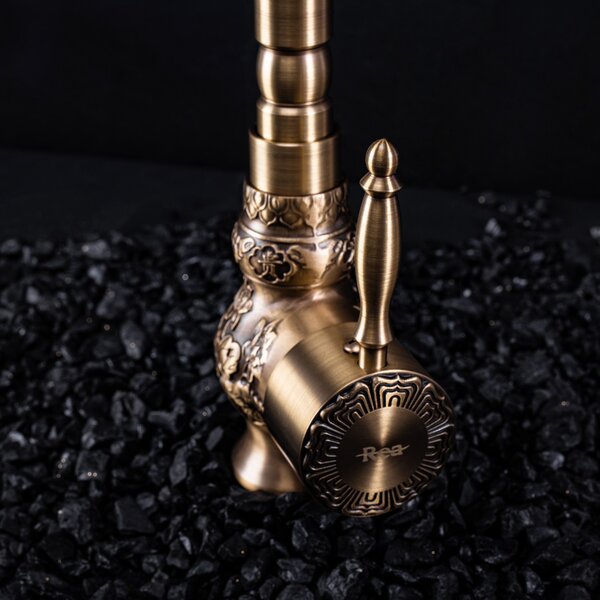 Kitchen bathroom faucet Rea VENICE antique bronze