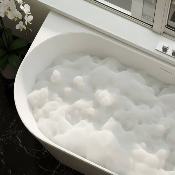 Corner Acrylic Bathtub Bellanto Slim 170 Right