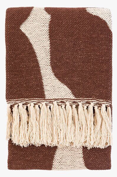 Elia Abstract Throw in Chocolate