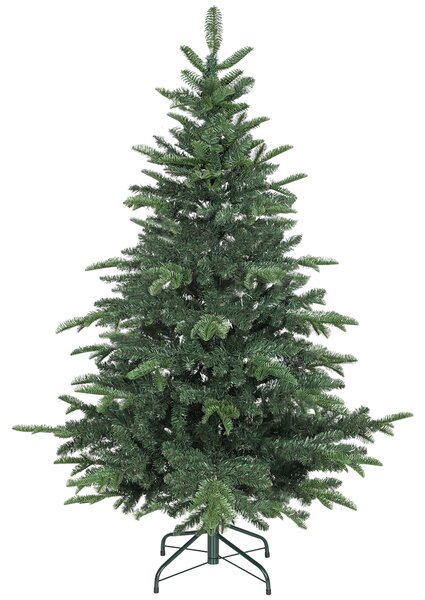 HOMCOM 5ft Artificial Christmas Tree with Realistic Branches, Easy Assembly - Green