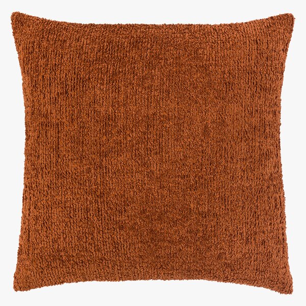 Alora Chenille Cushion in Rust