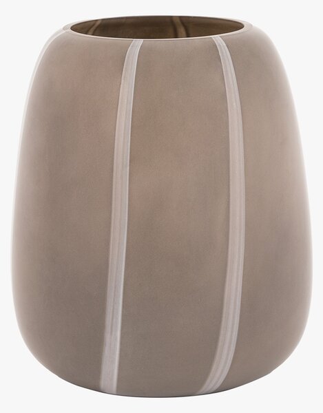 Arla Stripe Glass Vase, Large