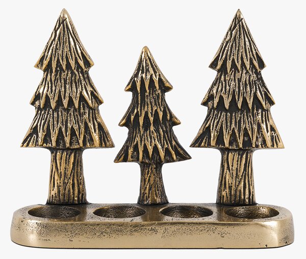 Antique Christmas Tree Trio Tealight Holder