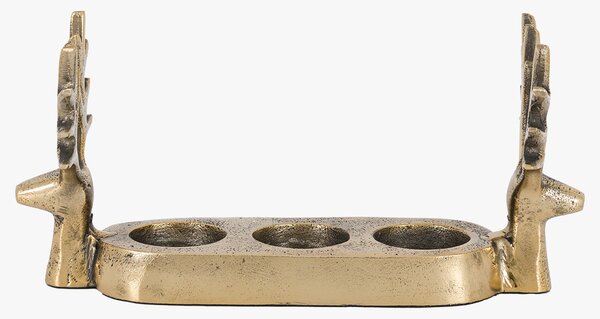 Antique Stag Trio Tealight Holder