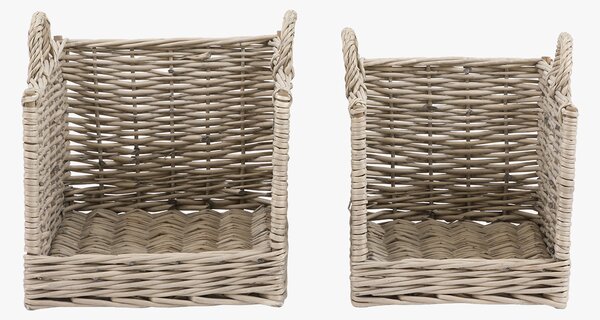 Arden Log Baskets, Set of 2
