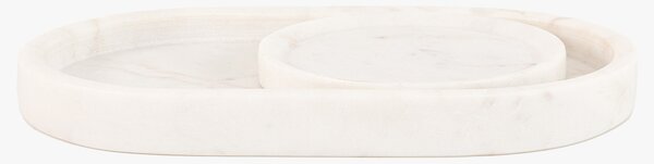 Sera Marble Trinket Tray, Set of 2