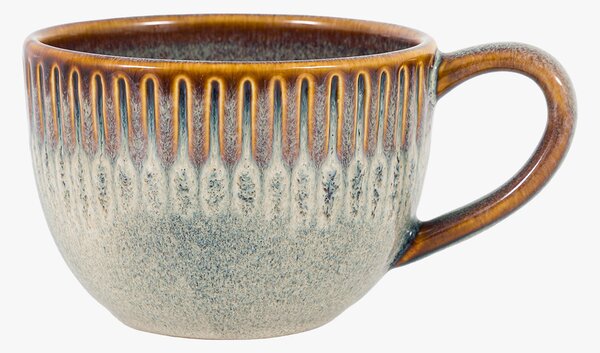 Farmhouse Ridged Mug in Stone, Set of 4