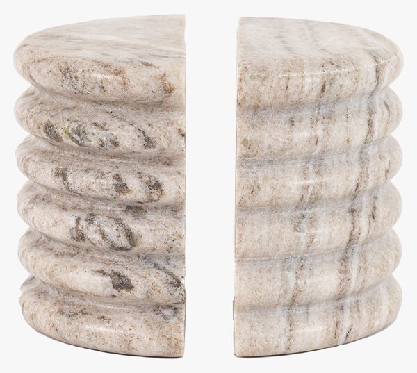 Vero Marble Bookends, Set of 2