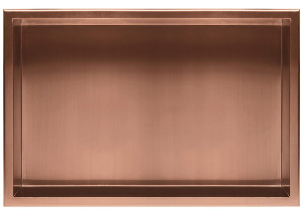 Bathroom shelf 30x60 brush copper