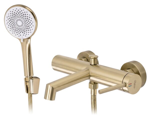 Bathroom faucet REA Foss Gold Brush