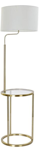 Floor Lamp DKD Home Decor 43,5 x 40 x 154 cm Golden Metal White 220 V 50 W