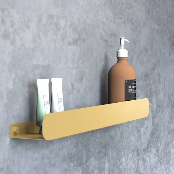 Bathroom shelf SF03 60cm gold brush