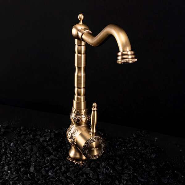 Kitchen bathroom faucet Rea VENICE antique bronze