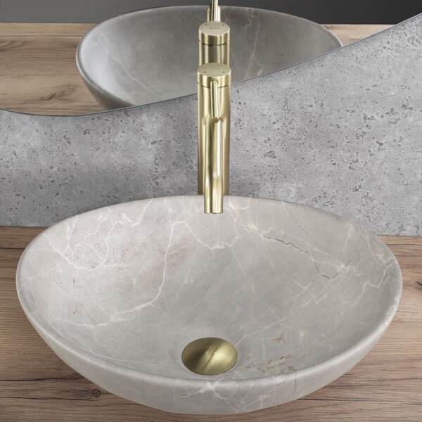 Countertop Basin Rea Sofia Beige Matt