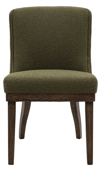 Set of 2 Walpi Dining Chairs, Fabric Green