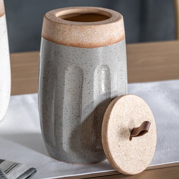 Shipley Ceramic Jar Slate