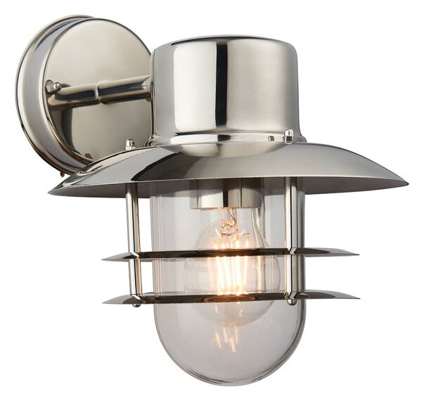 Jamaica Stainless Steel Wall Light In Silver