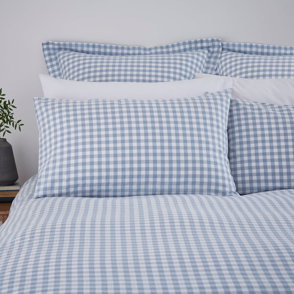 Portloe Woven Gingham Duvet Cover & Pillowcase Set