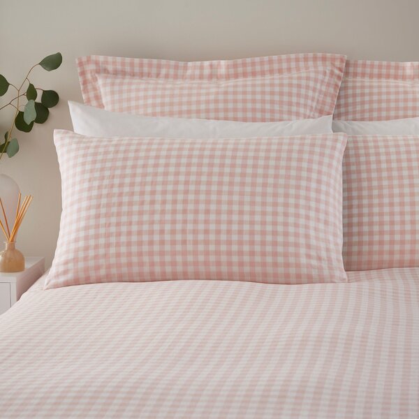 Portloe Woven Gingham Duvet Cover & Pillowcase Set