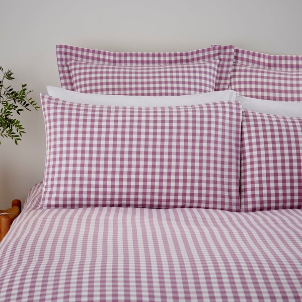 Portloe Woven Gingham Duvet Cover & Pillowcase Set