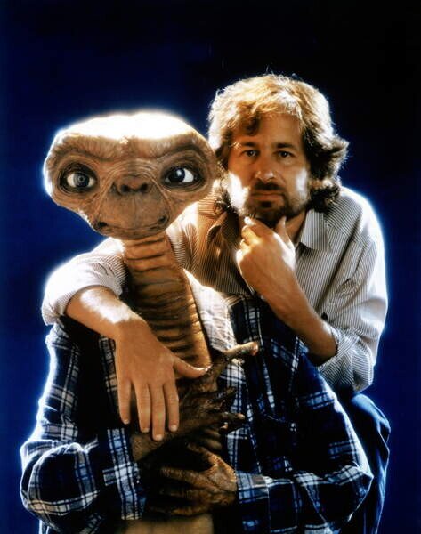 Photography Steven Spielberg and E.T